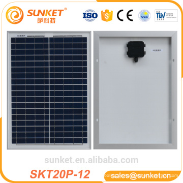 kleine Größe 10 20 Watt Solarpanel oder Mini-Solarpanel 12V